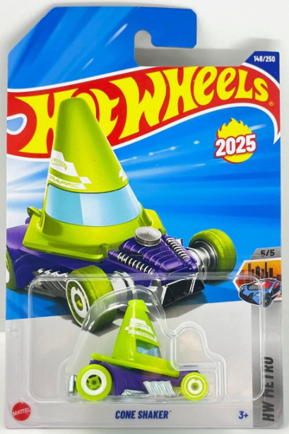 Hot Wheels 2025 #148/250 Cone Shaker, green