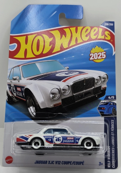 Hot Wheels 2025 #238/250 Jaguar XJC V12 Coupe, white