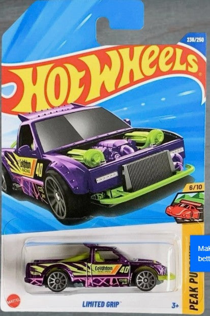 Hot Wheels 2025 #236/250 Limited Grip, purple