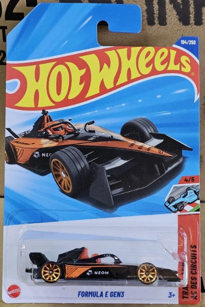 Hot Wheels 2025 #194/250 Formula E Gen3, black