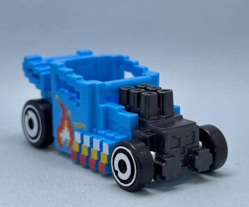 Hot Wheels 2025 #138/250 Pixel Shaker, NEW/LOOSE, blue