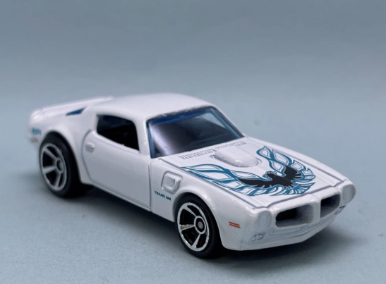 Hot Wheels 2025 #230/250 '73 Pontiac Firebird, NEW/LOOSE, white