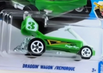 Hot Wheels 2025 #068/250 Draggin' Wagon, NEW/LOOSE, green