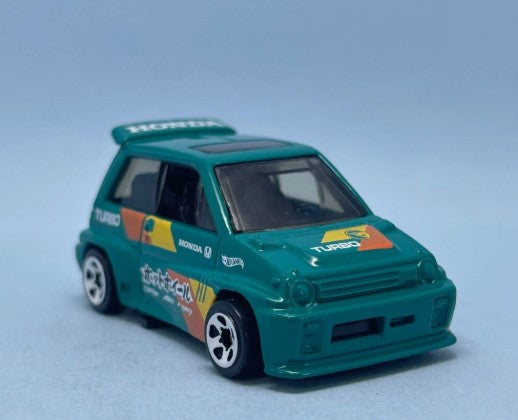 Hot Wheels 2025 #141/250 '85 Honda City Turbo II, TREASURE HUNT, NEW/LOOSE, teal