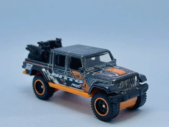 Hot Wheels 2025 #130/250 '20 Jeep Gladiator, SUPER TREASURE HUNT, NEW/LOOSE, black