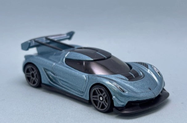 Hot Wheels 2025 #125/250 2020 Koenigsegg Jesko, NEW/LOOSE, metalflake horizon blue