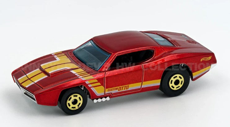 Hot Wheels 2025 The Hot Ones 3/8, Custom Otto, NEW/LOOSE, spectraflame red