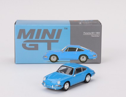 Mini GT #707 Porsche 901 (1963), NEW/LOOSE, Quickblau