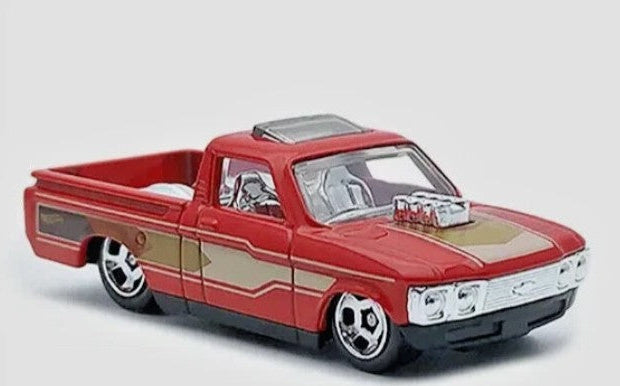 Hot Wheels 2024 #118/250 Custom '72 Chevy Luv, RETAILER EXCLUSIVE, NEW/LOOSE, red