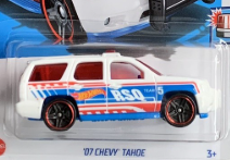 Hot Wheels 2024 #057/250 '07 Chevy Tahoe, NEW/LOOSE, white