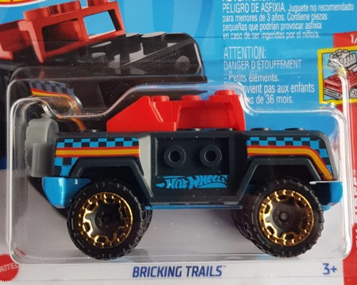 Hot Wheels 2023 #007/250 Bricking Trails, NEW/LOOSE, dark grey