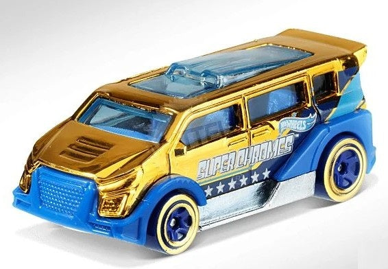 Hot Wheels 2019 #022/250 Speedbox, NEW/LOOSE, chrome gold