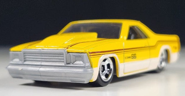 Hot Wheels 2023 #026/250, '80 El Camino, RETAILER EXCLUSIVE, NEW/LOOSE, yellow