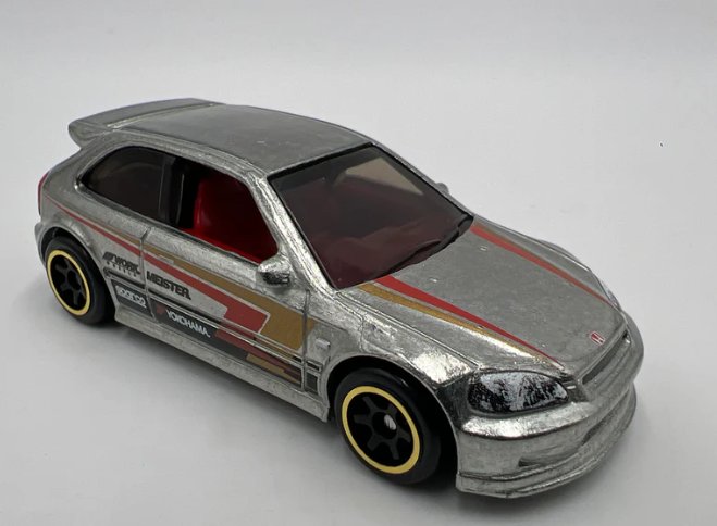 Hot Wheels '99 Honda Civic Type R from ZAMAC Themed 6-pack, NEW/LOOSE, ZAMAC
