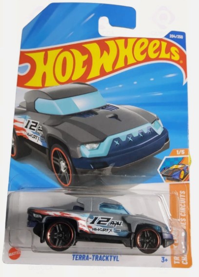 Hot Wheels 2025 #204/250 Terra-tracktyl, grey
