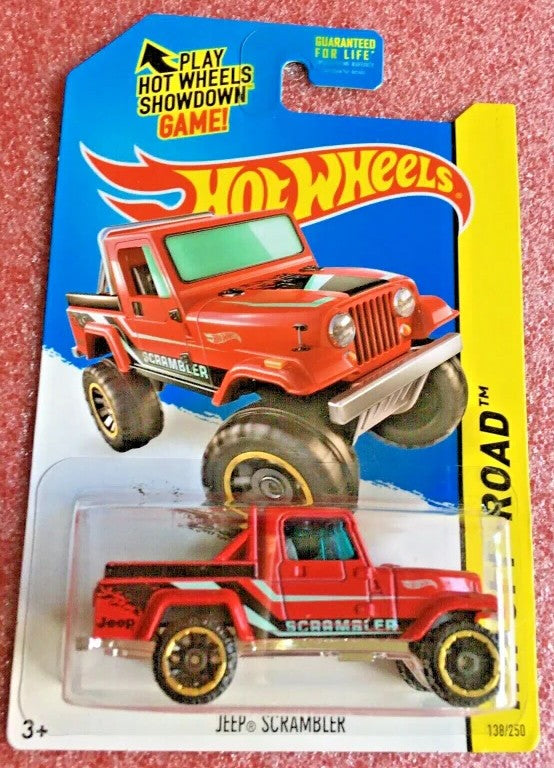 Hot Wheels 2014 #138/250 Jeep Scrambler, red