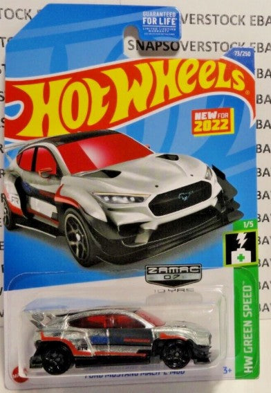 Hot Wheels 2022 #073/250 Ford Mustang Mach-E, RETAILER EXCLUSIVE, ZAMAC