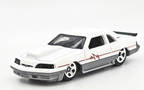 Hot Wheels 2023 #056/250, 1988 Ford T-Bird, NEW/LOOSE, white
