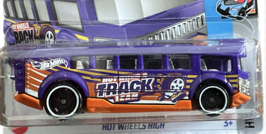 Hot Wheels 2023 #053/250 Hot Wheels High, NEW/LOOSE, purple