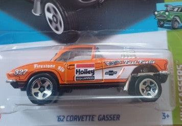 Hot Wheels 2023 #174/250, "FROM THE VAULT" EXCLUSIVE, '62 Corvette Gasser, NEW/LOOSE, orange