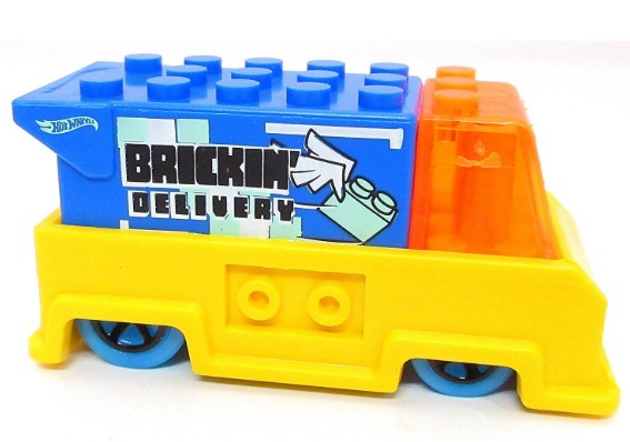 Hot Wheels 2023 #058/250 Brickin' Delivery, NEW/LOOSE, yellow