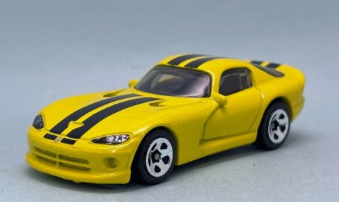 Hot Wheels 2025 #176/250 '96 Dodge Viper GTS, NEW/LOOSE, yellow