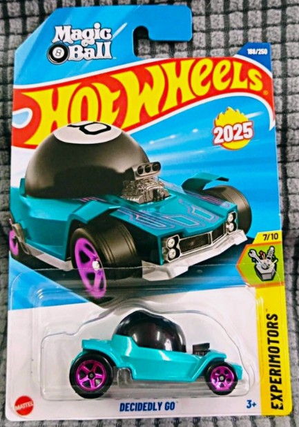 Hot Wheels 2025 #188/250 Decidedly Go, metalflake teal
