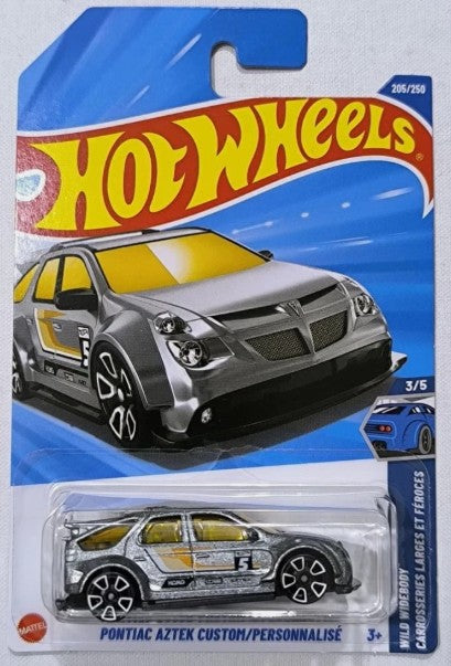 Hot Wheels 2025 #205/250 Pontiac Aztek Custom, silver