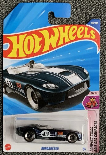 Hot Wheels 2025 #128/250 Rrroadster, metalflake dark blue