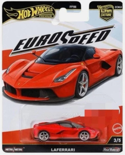 Hot Wheels 2025 Premium EuroSpeed 3/5 Laferrari, red