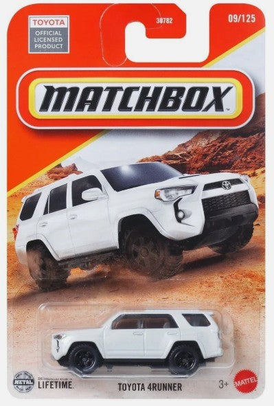 Matchbox 2025 #009/125 Toyota 4Runner, white