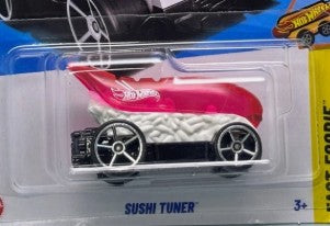 Hot Wheels 2025 #106/250 Sushi Tuner, NEW/LOOSE, white/pink