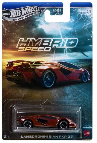 Hot Wheels 2025 Hybrid Speed 2/5 Lamborghini Sian FKP 37, red