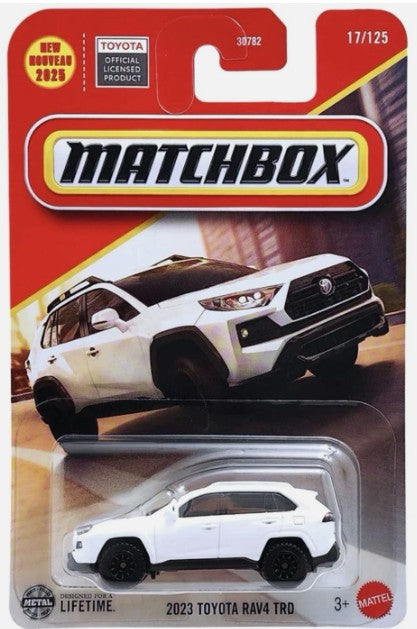 Matchbox 2025 #017/125 2023 Toyota RAV4 TRD, white