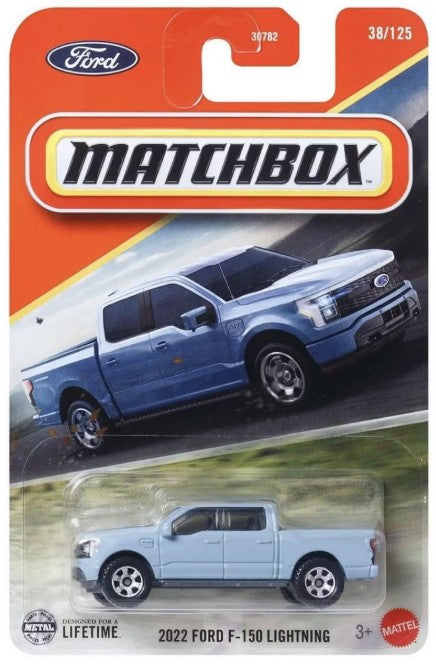 Matchbox 2025 #038/125 2022 Ford F-150 Lightning, light blue