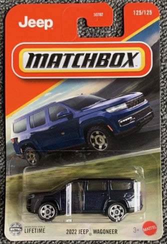 Matchbox 2025 #125/125 2022 Jeep Wagoneer, dark blue