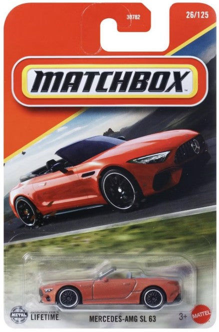 Matchbox 2025 #026/100 Mercedes AMG SL 63, metalflake orange