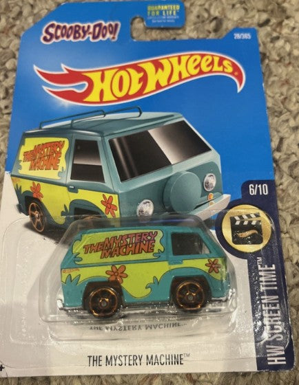 Hot Wheels 2017 #028/365 The Mystery Machine, turquoise