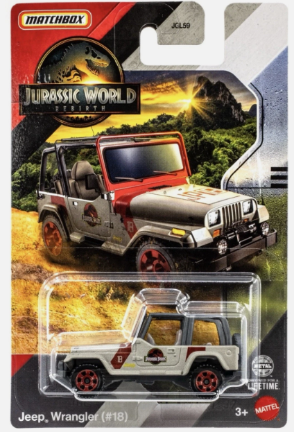 Matchbox 2025 Jurassic World: Rebirth, Jeep Wrangler