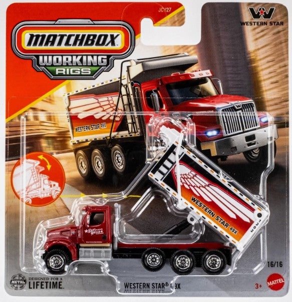 Matchbox 2025 Working Rigs 16/16, Western Star 49x