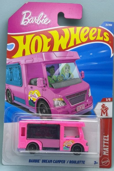 Hot Wheels 2026 #021/250 Barbie Dream Camper, pink