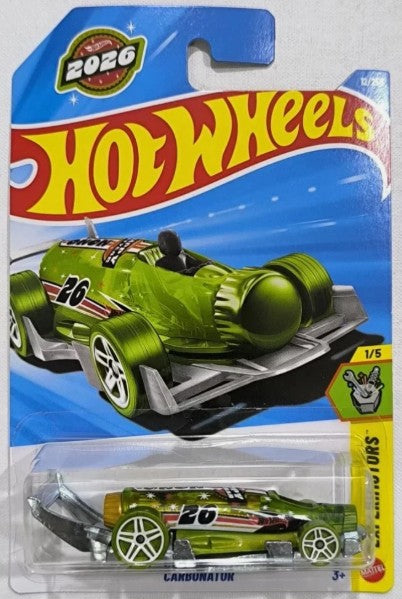 Hot Wheels 2026 #012/250 Carbonator, translucent green