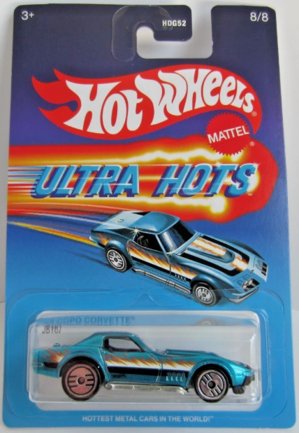 Hot Wheels 2025 Ultra Hots Mix A 8/8 '69 COPO Corvette, spectraflame turquoise