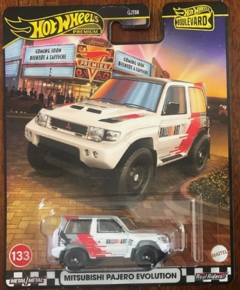 Hot Wheels Boulevard Series #133 Mitsubishi Pajero Evolution, white