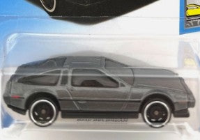 Hot Wheels 2018 #270/365 DMC DeLorean, NEW/LOOSE, dark grey