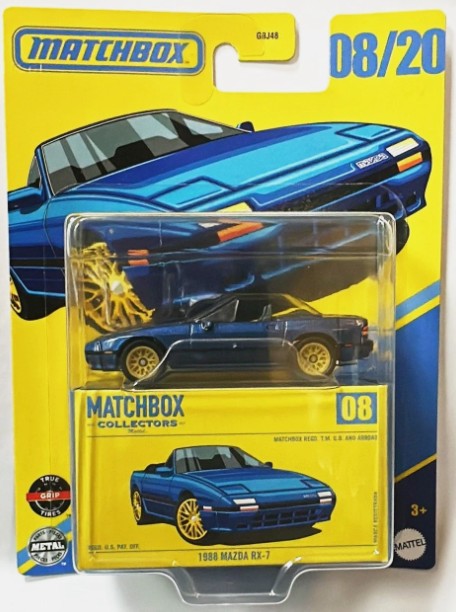 Matchbox 2025 Collectors 08/20 1988 Mazda RX-7, blue