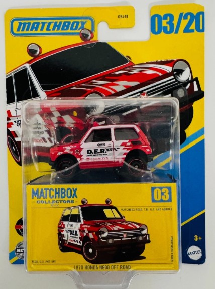 Matchbox 2025 Collectors 03/20 1970 Honda N600 Off Road, red