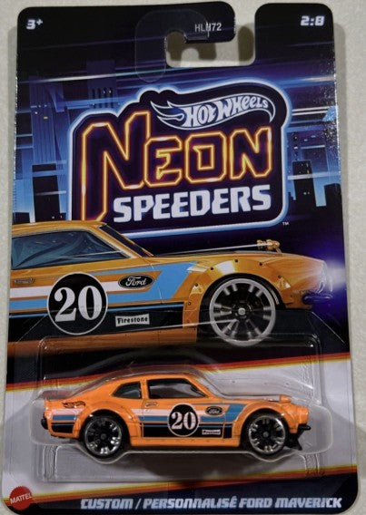 Hot Wheels 2026 Neon Speeders, Mix 1 2:8 Custom Ford Maverick, orange