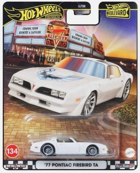 Hot Wheels Boulevard Series #134 '77 Pontiac Firebird TA, white
