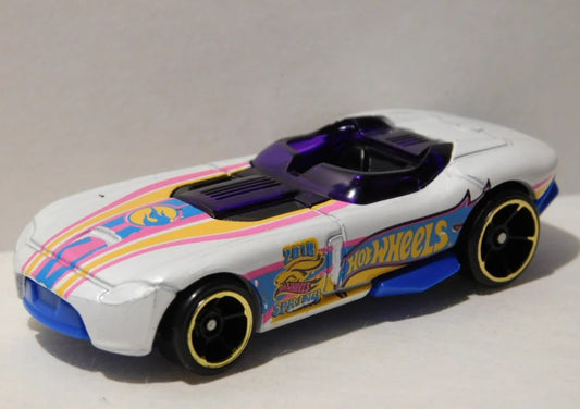 Hot Wheels 2018 #151/365 Rrroadster, TREASURE HUNT, NEW/LOOSE, white